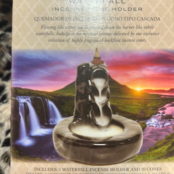 Other Waterfall Incense Cone Holder With 2 Cones Poshmark